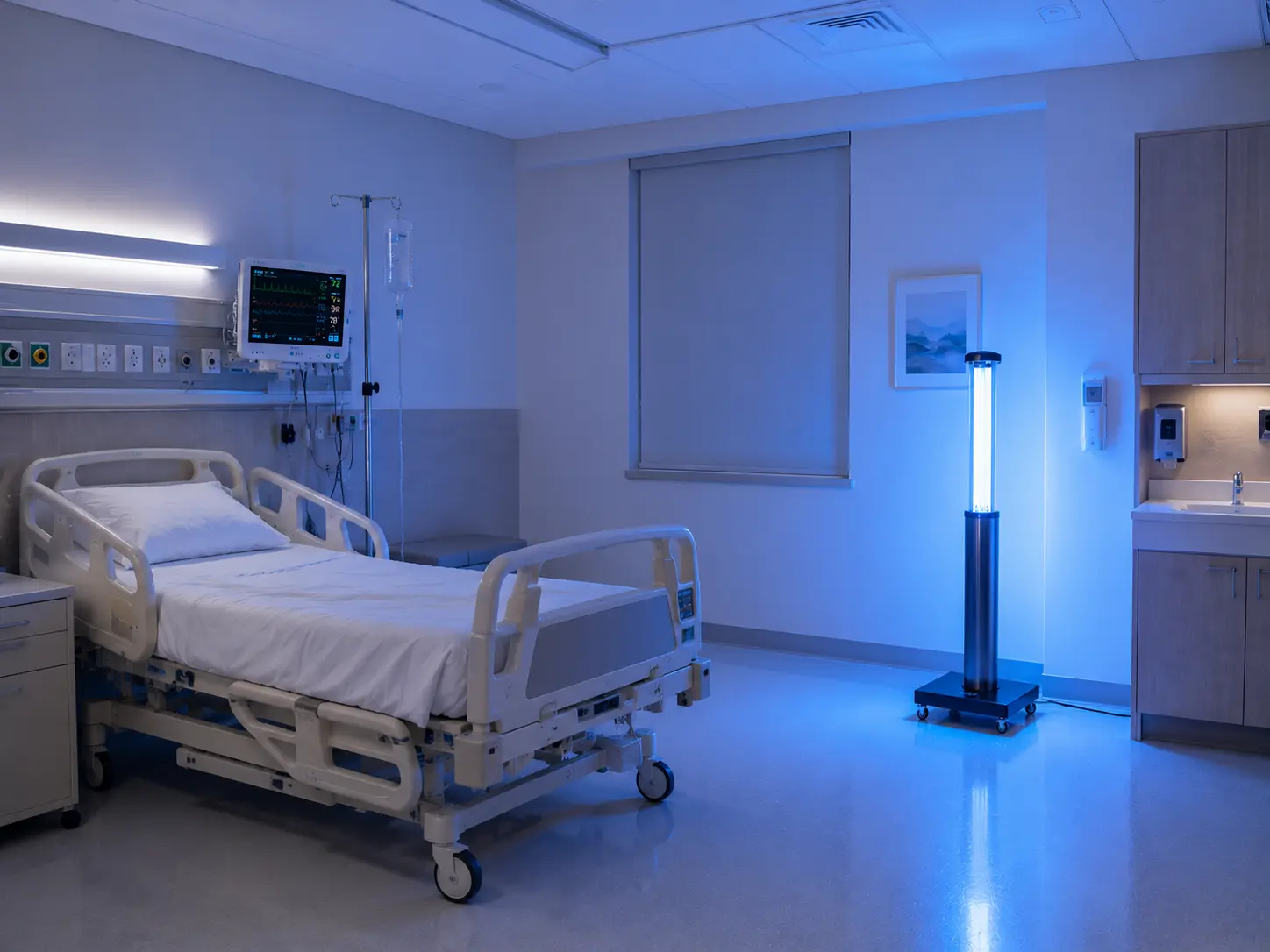 ViKavach 360 Degree Autonomous UV-C Room Sterilizer for Hospital Operation Theatres