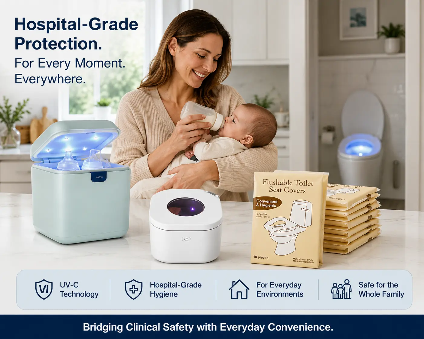 ViKavach Consumer Grade UV-C Hygiene Ecosystem Products for Home Protection